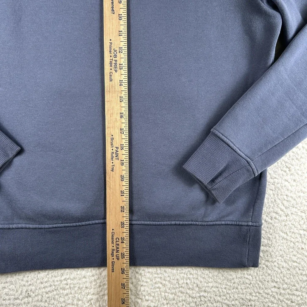 Hurley Hoodie Mens Medium Blue Fleece Pullover Sweatshirt Gradient Logo Graphic